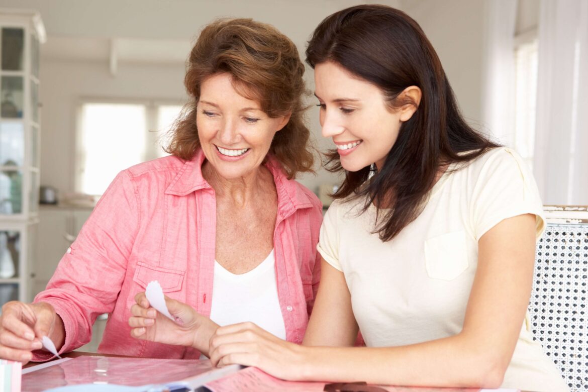 Two women on a Scrapbooking Retreat In Minnesota.