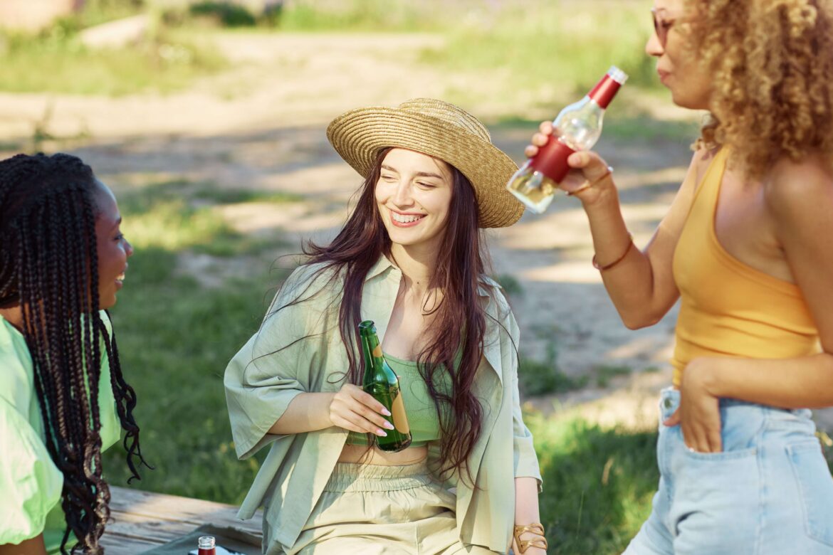 Three women enjoying Girls Weekend Activities.